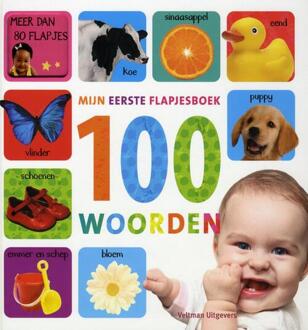 Mijn eerste flapjesboek 100 woorden - Boek Veltman Uitgevers B.V. (9048307295)