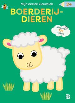 Mijn eerste kleurblok: Boerderijdieren -   (ISBN: 9789403244549)