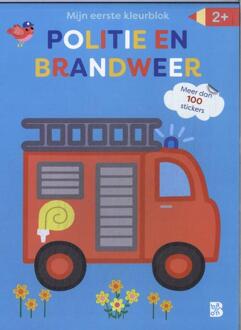 Mijn eerste kleurblok: Politie en brandweer -   (ISBN: 9789403244532)