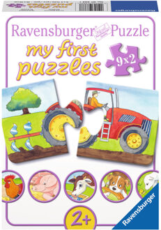 Mijn eerste puzzels puzzelset Op de Boerderij - 9 x 2 stukjes