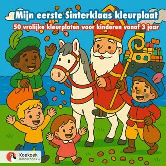 Mijn eerste Sinterklaas kleurplaat -  Koekoek Kinderboek (ISBN: 9789465316215)