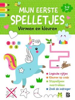 Mijn eerste spelletjesblok vormen en kleuren. 3+