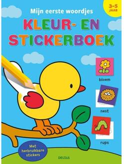 Mijn Eerste Woordjes Kleur- En Stickerboek (3-5 J.) - ZNU