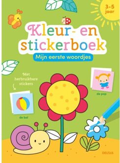 Mijn Eerste Woordjes Kleur- En Stickerboek / 3-5 Jaar - ZNU