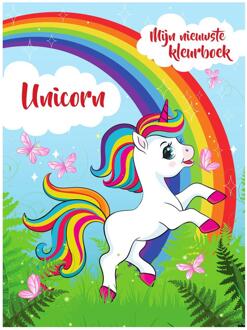 Mijn nieuwste kleurboek unicorn A4
