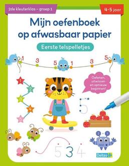 Mijn oefenboek Eerste telspelletjes 4-5j