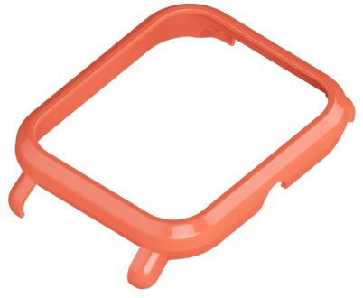 Mijobs Band Armband Polsbandje Beschermhoes Cover Voor Xiaomi Huami Amazfit Bip Bit Tempo Lite Jeugd Horloge Pc Shell Bumper oranje case