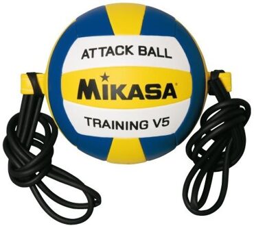 Mikasa Volleybal Attack Ball Training V5 Wit geel blauw - 5