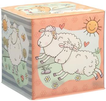 Mike&molly badkubus 8x8x8cm roze