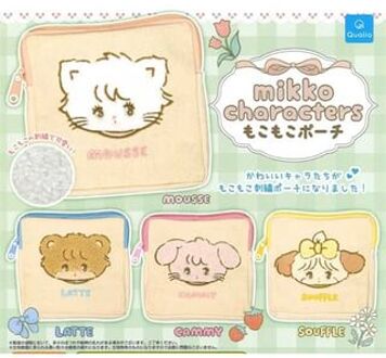 mikko illustrations - mikko characters Lil ala mode Chenille Pouch (4 Types) 1 pc - Random Style