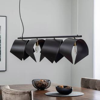 Mikolay hanglamp, 4-lamps, zwart zandzwart