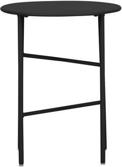 Mila metalen tuin bijzettafel zwart - Ø 40 cm