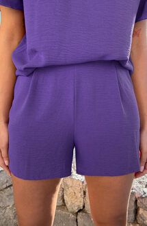 Mila Short Dark Purple Paars