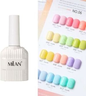 Milan 12 Color Nail Gel Set Candy Paradise 06 - 12 pcs x 1 set