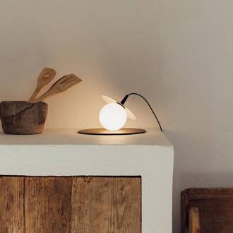 Milan Symphony tafellamp zonder frame antraciet antraciet (RAL 7016), opaal