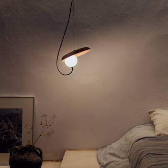 Milan Wire hanglamp Ø 24 cm antraciet antraciet (RAL 7016), grijs, opaal