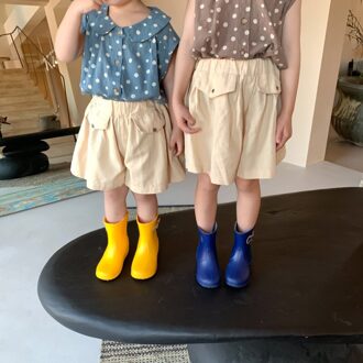 Milancel Zomer Meisjes Broek Koreaanse Solid Casual Leuke Shorts 7T