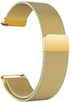 Milanees armband Voor Huawei Watch GT 2 42mm - Goud