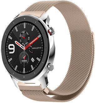 Milanees Smartwatch Bandje voor de Amazfit GTR - Rosé Goud