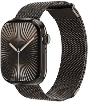 Milanese Loop 2 bandje voor de Apple Watch Series 1 t/m 9 / SE (38/40/41 mm) | Series 10 / 11 (42 mm) - Granite Gray Donkergrijs - 41 mm