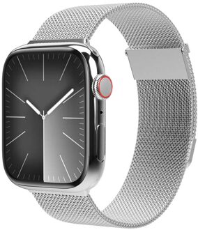 Milanese Loop 2 bandje voor de Apple Watch Series 1 t/m 9 / SE (38/40/41 mm) | Series 10 / 11 (42 mm) - Silver Zilver - 41 mm