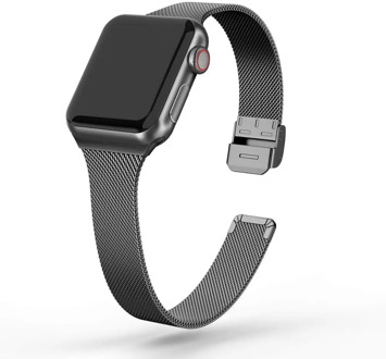 Milanese strap For Apple Watch band 44mm 40mm iWatch Accessories Silm Stainless steel bracelet Apple watch 6 se 5 4 3 38mm 42mm