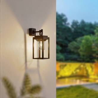 Milanka buitenwandlamp, zwart, aluminium, 43 cm