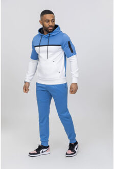 Milano benaco heren joggingpak - style-italie Lichtblauw