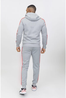 Milano heren joggingspak met bies style-italie Grijs