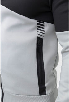 Milano heren joggingspak met zwart style-italie - maat S Grijs