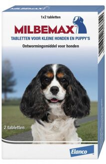 Milbemax Elanco Milbemax Pup & Hond - Anti wormenmiddel - 2 tab 0.5-10kg