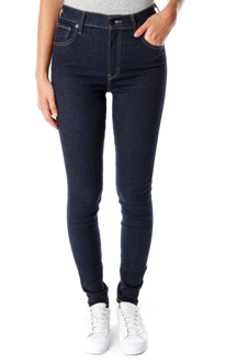 Mile high waist skinny fit jeans met stretch Indigo - W24/L30