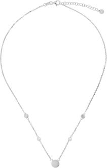 'Milena' Dames 925 Sterling Zilveren Ketting - Zilver ZK-7379