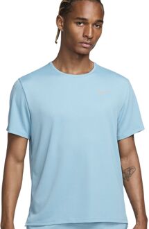 Miler Dri-FIT UV Hardloop shirt Heren S Blauw