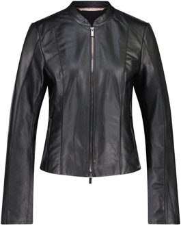 Milestone Leather Jackets Milestone , Black , Dames - Xl,L,M,S,Xs