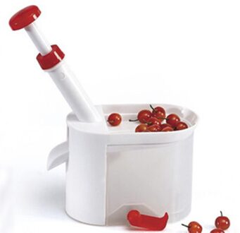 Milieu Plastic Cherry Remover Cherry Dunschiller Keuken Gadget Cherry Clip Tool Voor Salade Of Babyvoeding