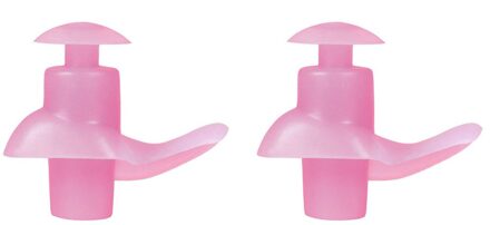 Milieu Siliconen Waterdicht Stofdicht Oordopjes Soft Oordopjes Duiken Watersport Zwemmen Accessoires roze