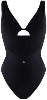 Milieuvriendelijk Dameszwempak Zwart - maat XS