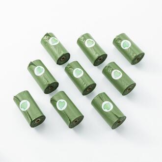 Milieuvriendelijke Afbreekbaar Pet Vuilnis Huisdier Zak Afval Kak Bag Dispenser Afval Bag Holder Hond Accessoires Huisdieren Benodigdheden Voor Hond 1stk groen Fragrance