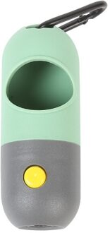 Milieuvriendelijke Afbreekbaar Pet Vuilnis Huisdier Zak Afval Kak Bag Dispenser Afval Bag Holder Hond Accessoires Huisdieren Benodigdheden Voor Hond 1stk groen