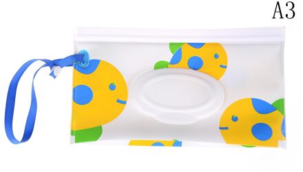 Milieuvriendelijke Clutch En Schoon Doekjes Draagtas Natte Doekjes Tas Clamshell Cosmetische Pouch Carry Snap-Strap Doekjes container 3