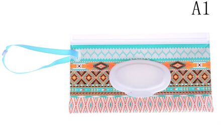 Milieuvriendelijke Clutch En Schoon Doekjes Draagtas Natte Doekjes Tas Clamshell Cosmetische Pouch Carry Snap-Strap Doekjes container 4