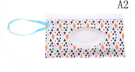 Milieuvriendelijke Clutch En Schoon Doekjes Draagtas Natte Doekjes Tas Clamshell Cosmetische Pouch Carry Snap-Strap Doekjes container 5