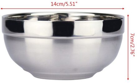 Milieuvriendelijke Dubbele Laag Anti-Roest Roestvrij Staal Klassieke Kom Thermische Isolatie Keuken Bestek 03