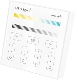 milight 4-Zone kleurtemperatuur Smart Panel Remote Controller - B2 Mi-light 2.0