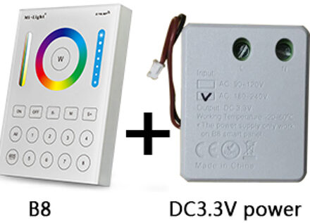 Milight 9W Rgb + Cct Led Tuin Licht DC24V/AC86 ~ 265V IP65 Waterdichte Outdoor Led Verlichting wifi Compatibel 2.4G Draadloze Afstandsbediening B8 en DC 3.3V power