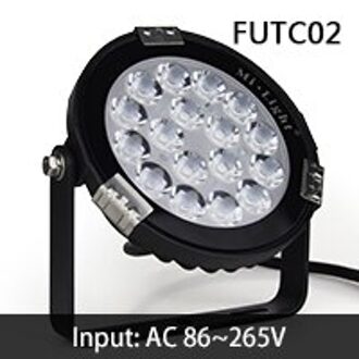 Milight 9W Rgb + Cct Led Tuin Licht DC24V/AC86 ~ 265V IP65 Waterdichte Outdoor Led Verlichting wifi Compatibel 2.4G Draadloze Afstandsbediening FUTC02