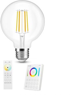 Milight dual white smart filament lamp 7w e27 fitting - g95 model - met afstandsbediening