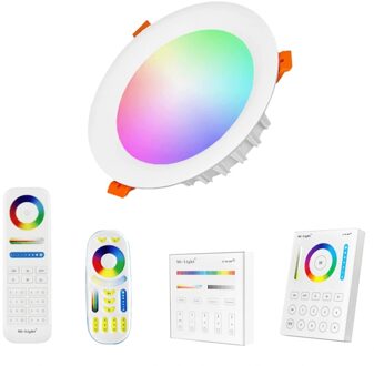 milight RGBWW led inbouwspot met afstandsbediening 1-4 lampen 18 Watt