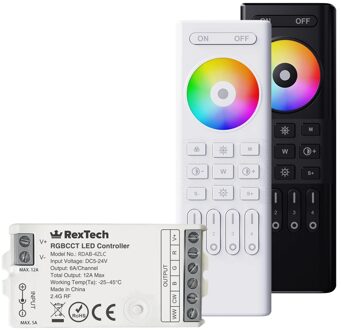 milight Touch rf 4-zone afstandsbediening RGBWW - compleet